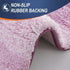 OLANLY Bathroom Rug Mat | 30x20 Extra Soft Absorbent Microfiber Non-Slip Bath Carpet, Pinkish-Purple