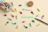 101PCS Cute Capsule Message Love Letters in Wish Bottle, Lover Gift for Anniversary, Valentines, Long Distance