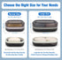 AIMAIAIMAI Travel Soap Container, Leakproof Soap Box, Travel Soap Holder with Removable Draining Layer, Portable Soap