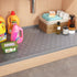 Waterproof Under Sink Mat - 34” x 22” Cabinet Liner for Kitchen & Bathroom, Silicone Tray