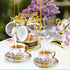 20 Set Set Set Set Purple/500ml) Pcs Porcelain Tea with Metal Holder, European Ceramic Tea for Adults, Adult Tea Gift