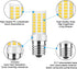 TAIYALOO E17 LED Bulb Dimmable - 5W Microwave Oven Bulb, 40W Halogen Replacement, Natural White 4000K (2 Pack).