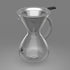 Coffee Gator Pour Over Coffee Maker, 27 oz, Portable Drip Brewer Set with Glass Carafe & Stainless-Steel Filter