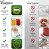 8OZ, 8 OZ 20 Pack,Extra 20 VERONES Mason Jars Canning Jars Jelly Jars with Regular Lids and Bands, Ideal for Jam