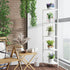 5-Tier UJSJ001W VIMBER Corner Shelf, Corner Bookshelf, Industrial Corner Ladder Shelf, Modern Display Shelf for Living