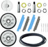 12001541 303373K Dryer Drum Support Roller Kit, Dryer Repair Kit with Drum Bearing, Idler Pulley & Belt