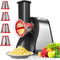 Electric Cheese Grater, 150W Cheese Shredder for Home Kitchen Use, One-Touch Control Slicer