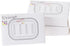 Plastic Soap Dish Container, Keeps Soap Dry, Easy Cleaning, White