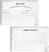 80 Pack 4 x 6 Inch Kraft Double Sided Recipe Cards, Thick Cardstock with Lines for Weddings, Bridal Shower, Gifts