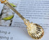 Yarlung Mini Coffee Spoons 16 Pack, 4.5 Inch Gold Vintage Spoon for Espresso, Tea, Dessert, Condiments