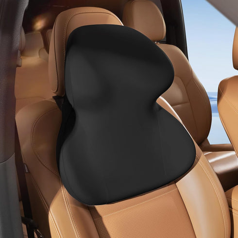 BEBAS Car Headrest Pillow, Ergonomic Neck Pillow with Memory Foam, Enlarged Surface