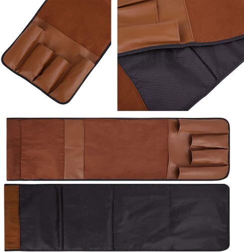 JIAHG 5 Pockets TV Remote Control Holder Couch Sofa Tray Armrest Organiser Oxford Chair Couch Caddy Sofa Armrest Bag