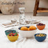 Wheat Straw Small Bowls 10oz Set of 8 - Unbreakable Dessert Bowls for Kids, Microwave & Dishwasher Safe Appetizer Bowls