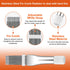 Cenipar 2PCS Air Conditioner Condenser Fin Comb Set, Includes FCR6 Fin Comb and Stainless Radiator Fin Comb