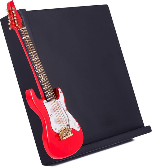 Broadway Gift Red Electric Guitar Decorative Classic Black 5x7 Picture Frame for Musicians