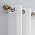 No. 918 Emily Sheer Voile Grommet Curtain Panel - 59" x 63", White