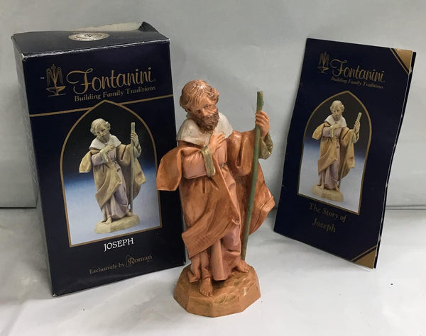 Fontanini by Roman Classic Joseph Nativity Figure, 5" H, Religious Christmas Decoration