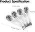 Set of 4 Dragon Ceramic Soup Spoons, 6.2 Inch Asian Spoons for Chinese, Korean, Japanese Ramen and Pho