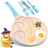 Dinosaur Egg Pan, 7-Cup Nonstick Omelette Skillet for Pancakes, Eggs, Crepes, Breakfast Pancake Maker