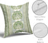 Sweetshow Summer 18 Inches Set 2 Sage Green Flowers Pillowcovers Geometric Throw Pillow Covers Cushion Case for Sofa