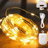 2 Pack 8 (32FT DomeStar Fairy Lights Battery Operate, Rechargeable Lights with Timer, Waterproof Modes for Bedroom