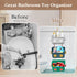 3 Pack Bath Toy Storage Organizer Basket, Cute Robot Bathtub Shower Toy Organizer, Wall Mounted Hanging Bath Toy Holder