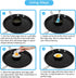 Eggs4 Pack 3.5" Stainless Steel Egg Rings for Frying - Round Non Stick Griddle Rings with Oil Brush, Egg