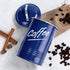 Hillbond Canister Sets, Navy Blue Food Storage Containers, Carbon Steel with Powder Coated Decorative Jars Set