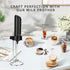 Rechargeable Handheld Electric Milk Frother with USB C Charging Stand, Powerful Whisk for Coffee, Hot Chocolate, Frappe