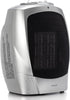 Sohler Ceramic Portable Electric Space Heater with Fan Mode, Adjustable Thermostat, Overheat Protection (Silver)