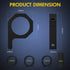 Nilight 2PCS Roll Bar Clamps Mounting Brackets, LED Light Mount Clamps Fit on 2.135" to 2.5” Bull Bars