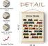 HKTZM 16x24 Inch,Vintage Nursery,Set 2 Steam Trains Wooden Poster Hanger Frame Train Locomotives Hanger Poster,Rail