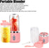 FLEXMAN 300ml Cordless Portable Blender - 6 Blades 22000Rpm USB Rechargeable Personal Blender for Juices and Smoothies