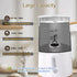 4-in-1 Electric Milk Frother and Steamer, Milk Steamer with Wood Elements Design, Automatic Hot & Cold Foam Maker