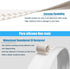 Under Door Draft Stopper, 39" Seal for Exterior/Interior Doors, Soundproof Dustyproof Weather Stripping, 2 Pack
