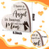 Jetec Bereavement Gift Sympathy Memorial Decor, Wooden Heart Shaped Sign for Loss of Mother