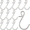 Millennial Essentials 35pcs Small S Hooks, Metal S Shaped Wire Hook Hangers for DIY Crafts, Jewelry, Key Chains
