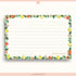 Lemon & Peach Recipe Cards - 4" x 6" Thick Premium Card Stock, Set of 50 for Recipe Box or Binder