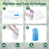 QUTOOL Small Travel Pillows for Sleeping, Cooling Memory Foam Camping Pillow, Portable with Travel Storage Bag