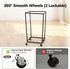 160L GRANNY SAYS Rolling Laundry Basket, Laundry Hamper with Wheels, Large Laundry Cart with Removable Bag, Clothes