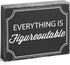 Barnyard Designs Wooden Box Sign, Motivational Desk Decor for Women, Inspirational Bathroom Shelf Decoration