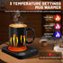 3 Settings, 2-12H Mug Warmer, Electric Coffee Warmer with Temp Auto-Shutoff Coffee Mug Warmer for Home/Office Desk