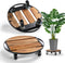 PRAQECZ 2 Pack Plant Stand with Wheels, 14" Rolling Plant Caddy 264 LB