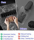 Mini Rechargeable Bag Sealer - 3000mAh Heat Sealer Machine with 5 Adjustable Gears for Food Storage (Black)