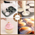 500pcs Standard White Cupcake Liners, Food Grade Non-Stick Greaseproof Muffin Wrappers by Bake Choice