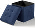 OS MOTOR Folding Storage Ottoman Bench, Multi-Functional Ottoman Footrest, End of Bed