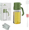 2-in-1 Green 18oz / 550ml - Olive Oil Sprayer for Cooking,Salad and