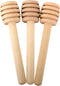 Ucheom Wooden Honey Dipper Sticks, 3Pcs Mini Honey Spoon for Honey Jar Dispense