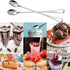 Long Handle Iced Tea Spoon, 9-inch Stainless Steel Cocktail Mixing Stirrers Spoon, Coffee Spoon, Ice Cream Spoon for