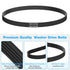 WH01X27538 Washer Motor Drive Belt Replacement for GE Hotpoint Clothes Washing Machines, 22" Long, 5 Ribs, 4 Grooves